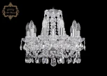 Подвесная люстра Art Classic 11.21 11.21.10.141.Cr.Sp (220V, хрусталь, на цепи, подсвечник, свеча)