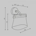 Бра Maytoni Cabaret MOD170WL-L8BS3K2 (LED, 220V)