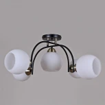 Потолочная люстра на штанге ILLUMICO IL0250-5CSQ-79 BK AB (220V)