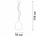 Подвесной светильник Vitaluce V2950 V2950-1/1S
