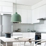 Подвесной светильник (люстра) Grain Pendant Lamp Green ImperiumLoft Mut (178320-26) (220V, на проводе, круглые)