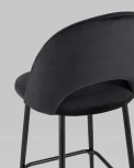 Стул полубарный Stool Group Меган велюр черный УТ000025280