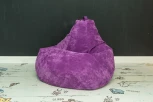 Кресло мешок Dreambag Груша Фиолетовый Микровельвет (XL, Классический) 5012221