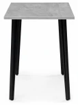 Стол деревянный Денвер Лофт 120 25 мм бетон / черный матовый 506939 Woodville