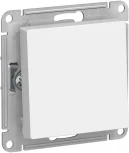 Переключатель встраиваемый перекрестный одноклавишный (белый) Systeme Electric AtlasDesign ATN000171