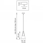 Подвесной светильник Lightstar Cone 757019 (220V, на проводе, бокалы)
