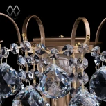 Бра MW-Light Жемчуг 232028201 (220V, хрусталь, подвески, шарики)