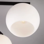 Потолочная люстра Eurosvet Blasco 30145/6 хром/венге (220V, шарики)