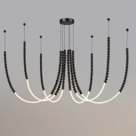 Подвесной светильник Odeon Light Monella 7149/70L черный/акрил/металл IP20 LED 70W 4300Лм 3500K 300° 220V