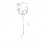 Наземный фонарь Elektrostandard Farola NLG99HL004 черный