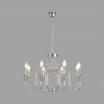 Подвесная люстра Lumion Suana 8317/8 хром/металл E14 8*40W 220V (на цепи, подсвечник, свеча)