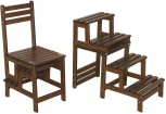 Стул-стремянка Массив орех от фабрики Mebelik