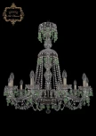 Подвесная люстра Art Classic 11.24 11.24.10.300.XL-87.Br.V5001 (220V, хрусталь, на цепи, подсвечник, свеча)
