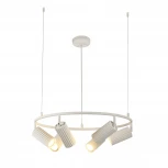 Подвесной светильник с гибким неоном MyFar Alex MR2171-6P (220V, на тросе, круглые)