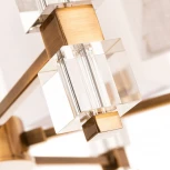 Подвесная люстра Arte Lamp North A5896LM-6PB (220V, на цепи, куб)