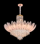 Подвесная люстра Fluorite Florens FL1056-26P (220V, хрусталь, на цепи)