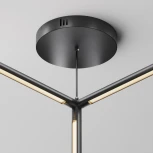 Потолочная чаша для ввода питания с блоком питания системы Shelf Maytoni Accessories for system Shelf CA031B-B