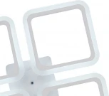 Потолочная люстра Natali Kovaltseva Simply LED LAMPS 81400 с пультом ДУ 100W, белый, LED