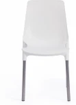 Обеденный стул Tetchair GENIUS (Металл,Пластик/Белый,Хром) 19115