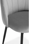 Стул Notta на металлокаркасе Логан светло-серый / черный 542622