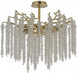 Потолочная люстра на штанге Dio D`arte Tavenna Gold Tavenna H 1.3.60.100 G (220V, хрусталь)