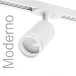 Трековый светильник однофазный Wolta WTL-GU10/04W под лампу GU10 белый MODERNO