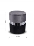 Пуфик малый серый MY iNTERNO New-York MY18A060GS(small)