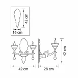 Бра Osgona Melagro 695622