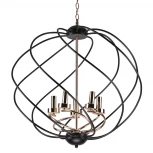 Подвесная люстра Imex MD.0703-5-P BK+FGD