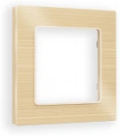 Рамка Ambrella Volt ALFA Platos (Шампань Металл шлифованный) 1-ая AF550301