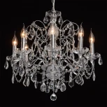 Подвесная люстра MW-Light Каролина 367013408 (220V, на цепи, подсвечник, свеча)