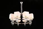 Подвесная люстра Elza APL.838.03.08 (220V, хрусталь, на цепи, куб)