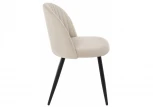 Стул Woodville на металлокаркасе Gabi 1 beige / black 15086