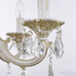 Подвесная люстра Bohemia AL7801 AL78101/6/175 B WMG Leafs (220V, хрусталь, свеча)