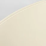 Стул GENIUS (mod 75) бежевый/коричневые ножки (металл/пластик)