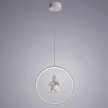 Подвесной светильник Arte Lamp Paradise A6065SP-1WH (для детской, LED, 220V, на проводе, кольцо, ангелы)