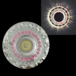 Встраиваемый точечный светильник Reluce 22039-9.0-001PL MR16+LED3W CL/PK (круглые)