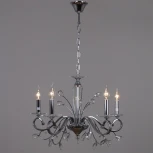 Подвесная люстра Reluce 08252-0.4-05 CR (220V, на цепи, подсвечник, свеча)
