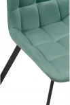 Стул Notta на металлокаркасе Челси бирюзовый / черный 527307