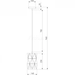Подвесной светильник Eurosvet Reprise 50145/1 черный (220V, на проводе)