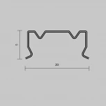 Комплект креплений для профиля 18×06 4 шт. Maytoni 642076