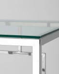 Журнальный столик Stool Group 55*55 БРУКЛИН серебро УТ000001492