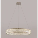 Подвесной светодиодный светильник Newport 8240 8240N/60 chrome (220V, на тросе, кольцо)