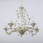 Подвесная люстра Abrasax SD0991/5 (220V, на цепи, свеча, цветы)