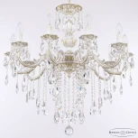 Подвесная люстра Bohemia AL7801 AL78101/10/250 B WMG (220V, хрусталь, свеча)