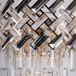 Подвесная люстра De City Бриз 111016206 (220V, хрусталь, на цепи)