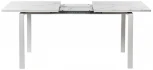 Стол Areal раскладной 140-180х80х75 белый мрамор с белыми ножками Bradex Home RF 0413