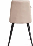 Стул обеденный Asti Tetchair (Велюр/Молочный,Черный) арт.21840
