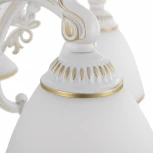 Подвесная люстра Arte Milano AM343837 347837/6 WT+G (220V, на цепи)