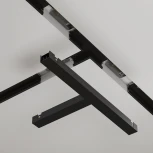 Т- образный коннектор встраиваемый, черный Maytoni Accessories for tracks Basity TRA172CT-12B